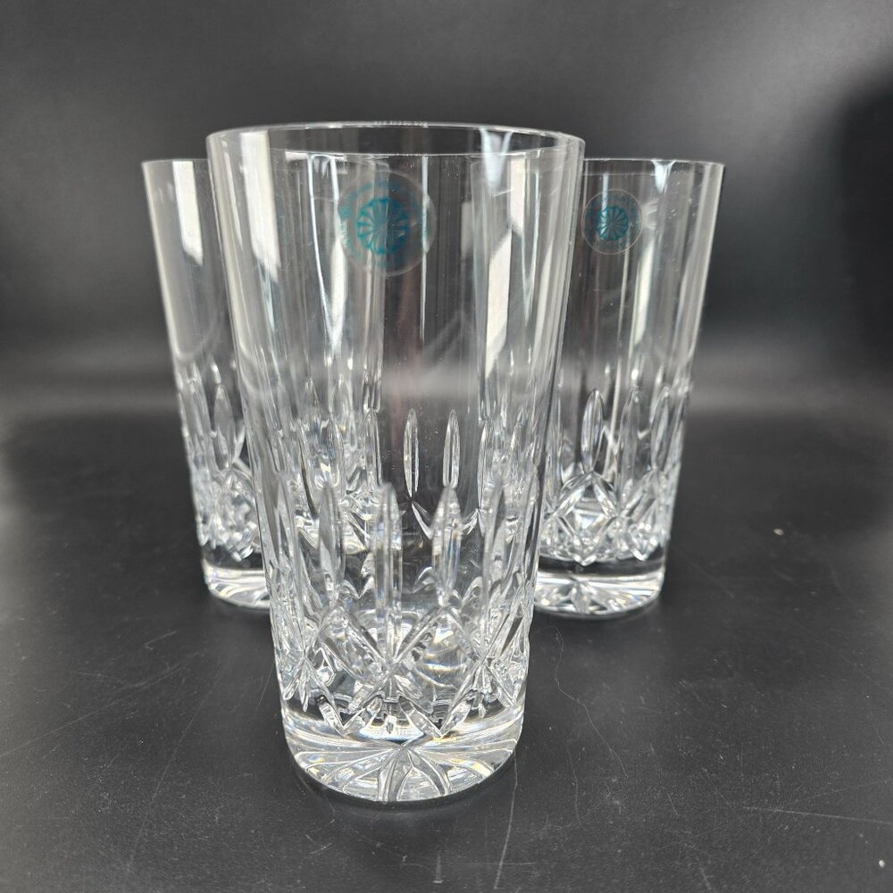 Galway Irish Crystal Baldmore Crystal Highball & Whiskey Glasses Set Of 4 DH1300 - Picture 4 of 15